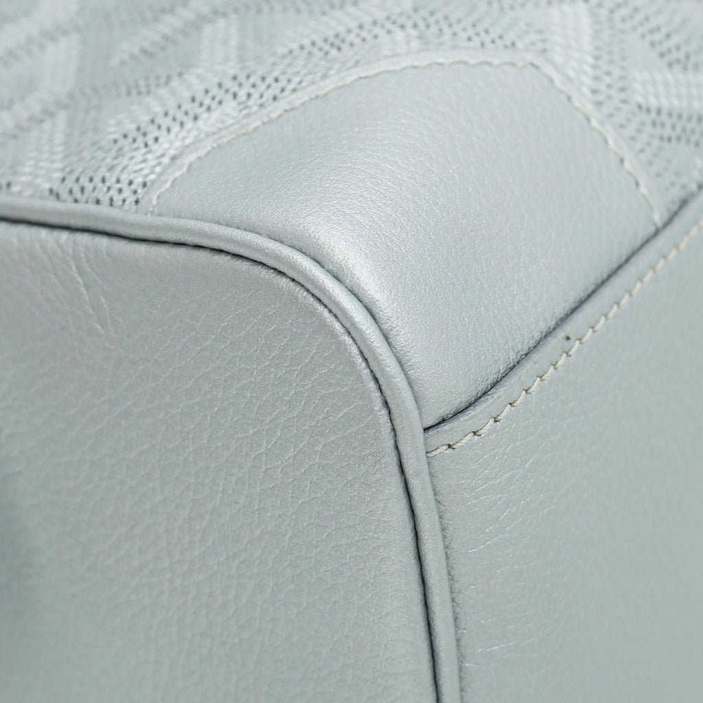 Goyard Silver Goyardine Saigon Souple Mini Bag