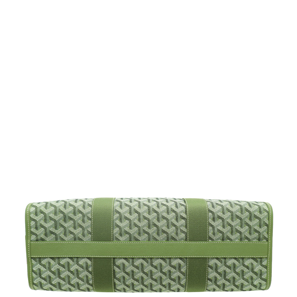 Goyard Kaki Limited Editions Goyardine Jacquard Villette MM Tote Bag