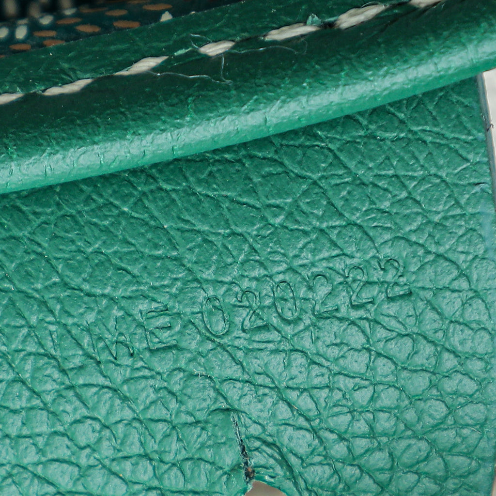 Goyard Green Goyardine Artois MM Bag