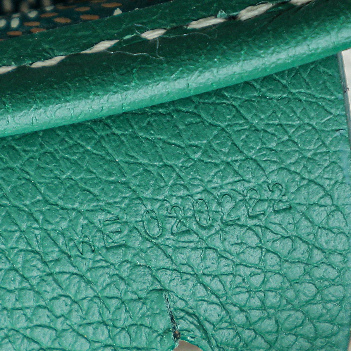 Goyard Green Goyardine Artois MM Bag