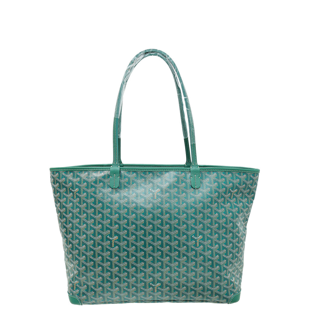 Goyard Green Goyardine Artois MM Bag