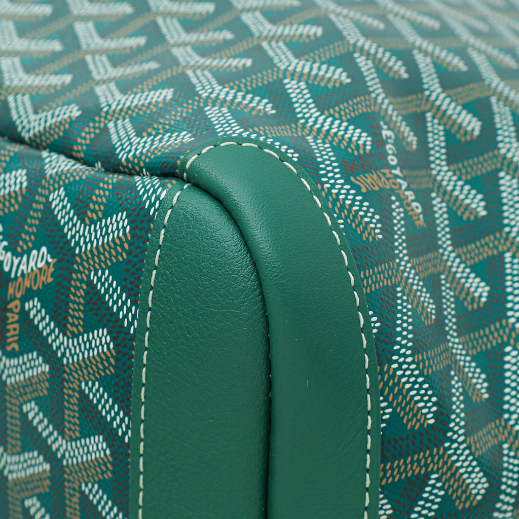 Goyard Green Goyardine Artois MM Bag