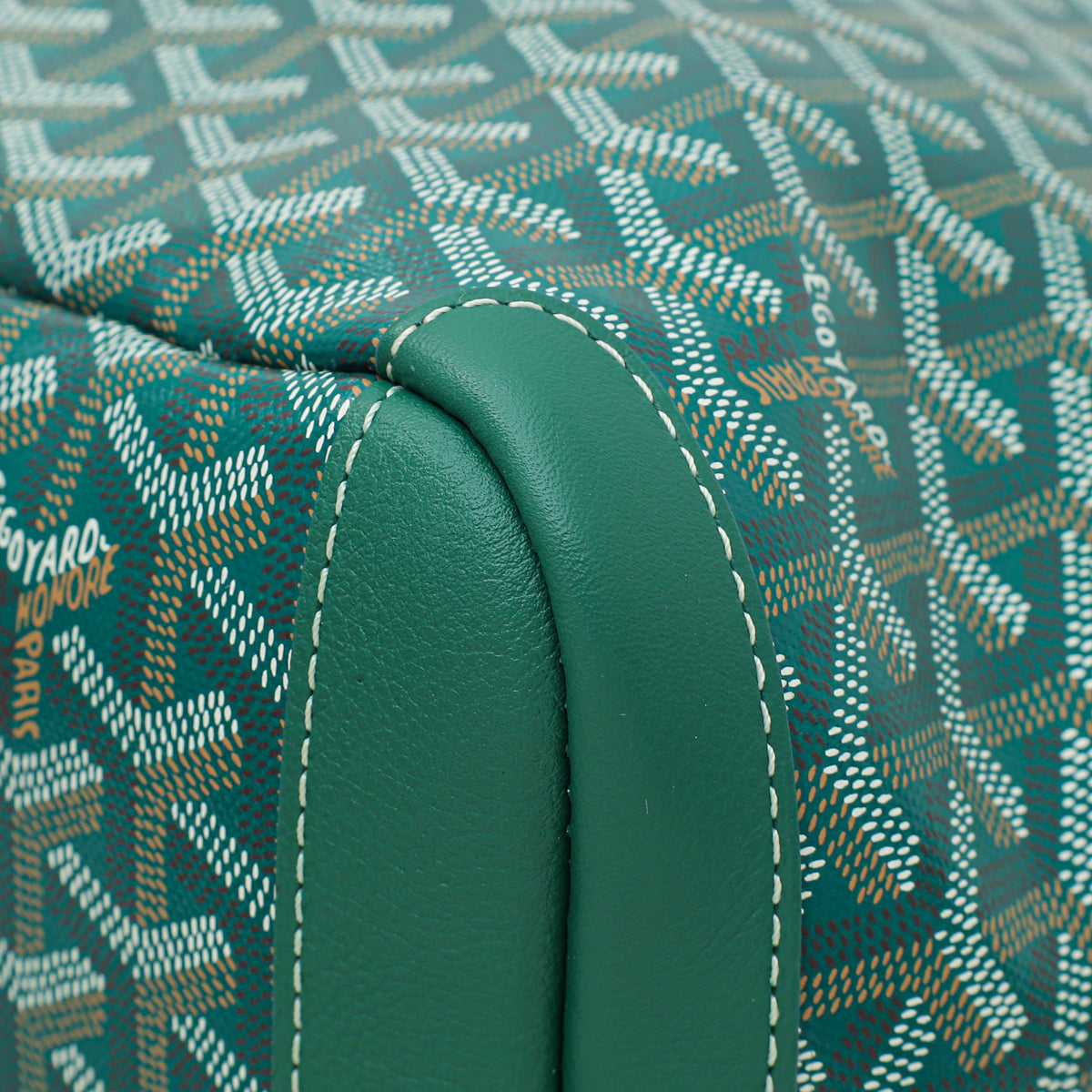 Goyard Green Goyardine Artois MM Bag