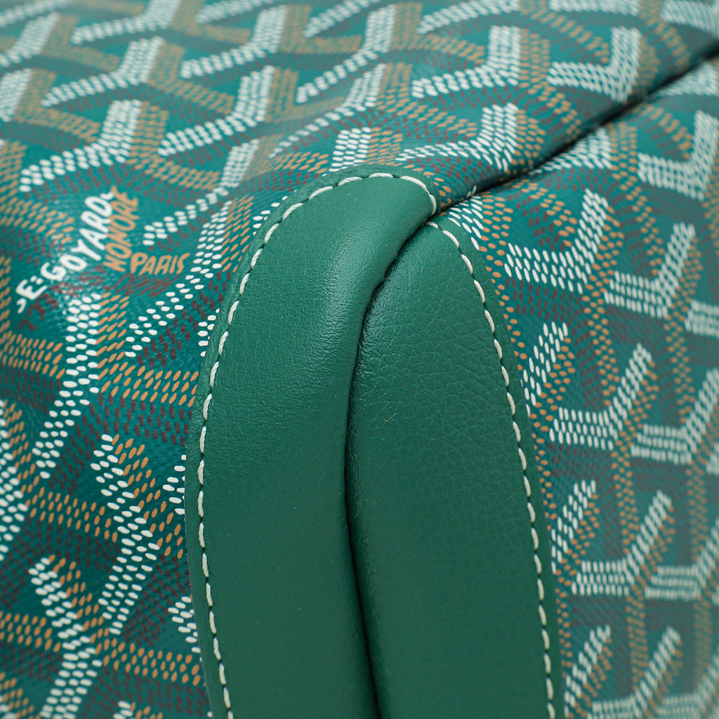 Goyard Green Goyardine Artois MM Bag