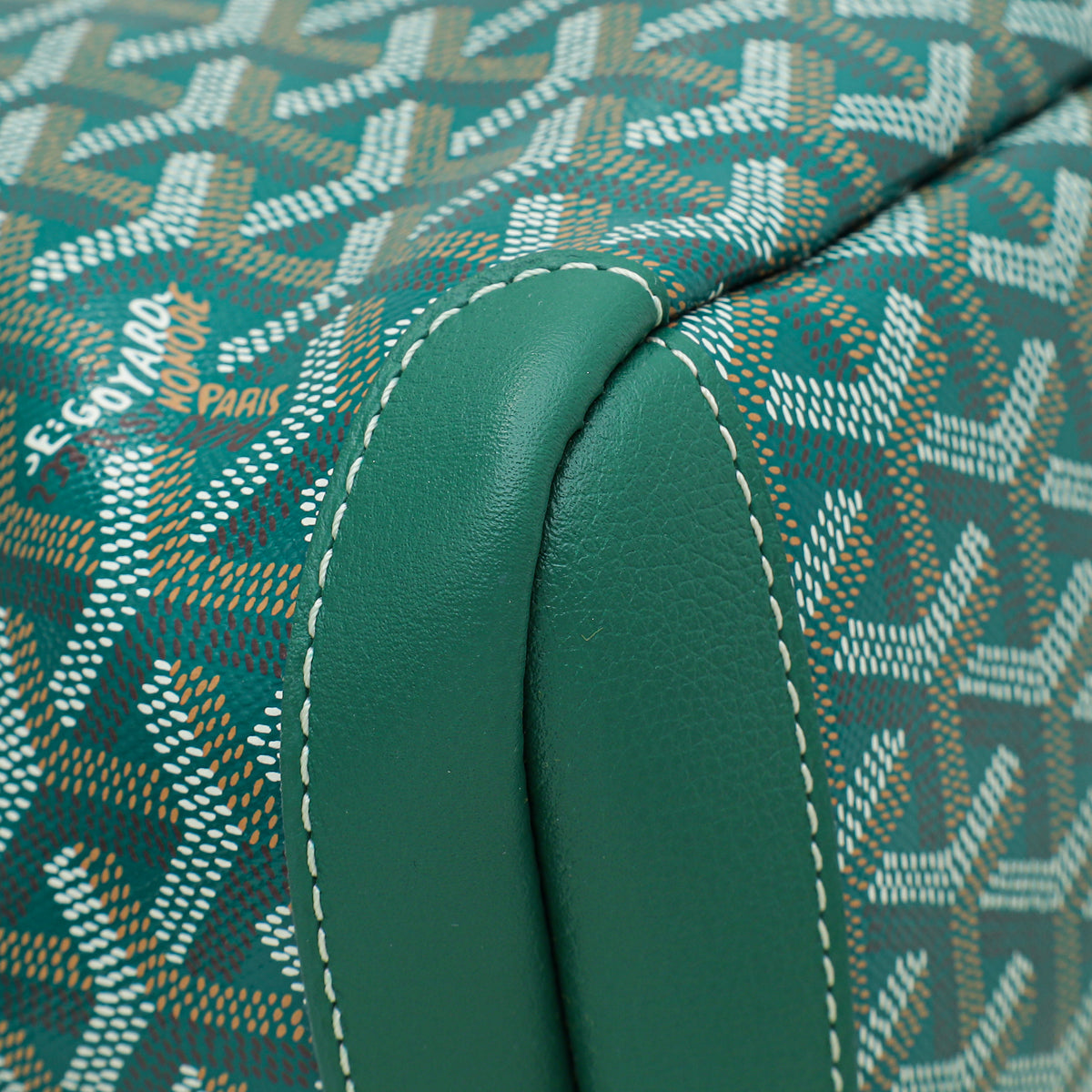 Goyard Green Goyardine Artois MM Bag