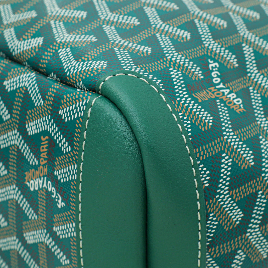 Goyard Green Goyardine Artois MM Bag