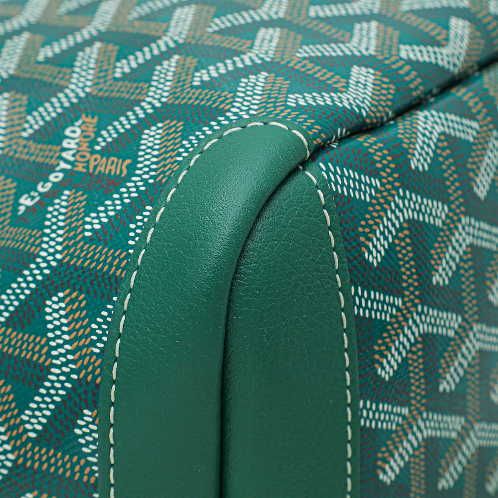 Goyard Green Goyardine Artois MM Bag