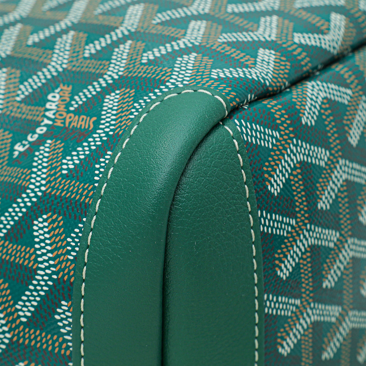 Goyard Green Goyardine Artois MM Bag