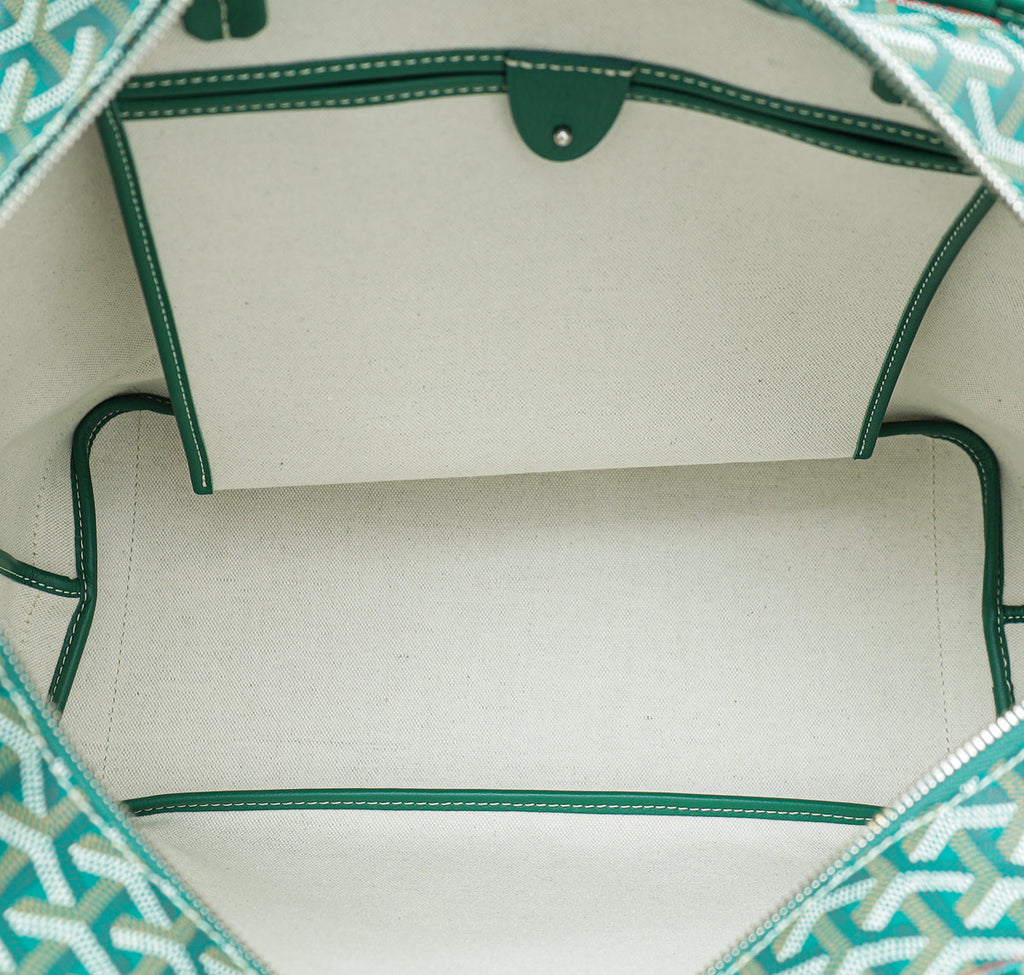 Goyard Green Goyardine Artois MM Bag