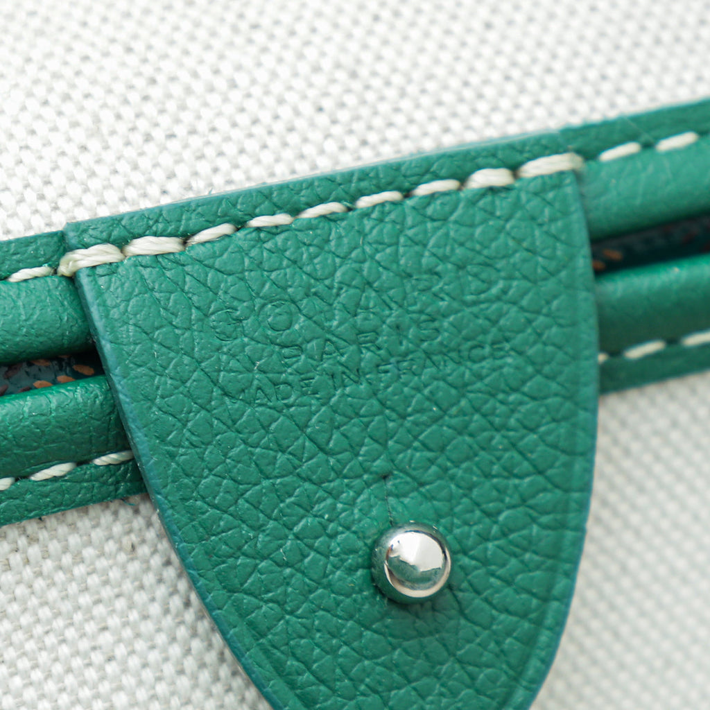 Goyard Green Goyardine Artois MM Bag