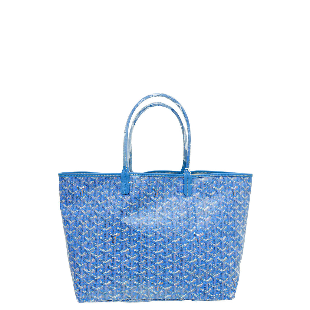 Goyard Blue Goyardine Saint Louis PM Bag