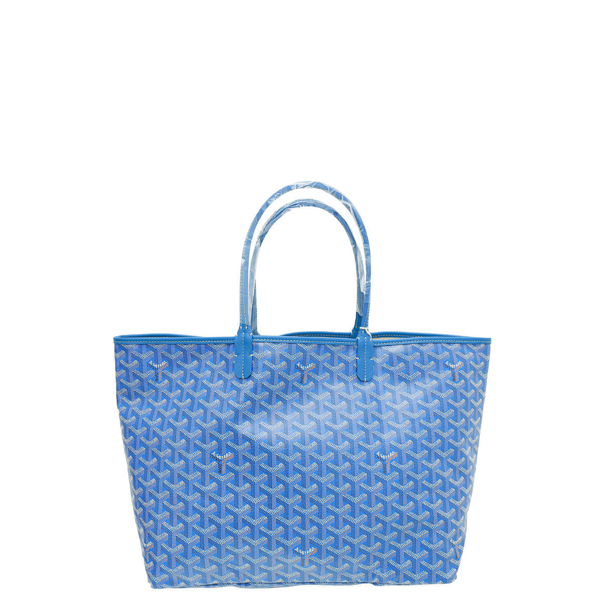 Goyard Blue Goyardine Saint Louis PM Bag