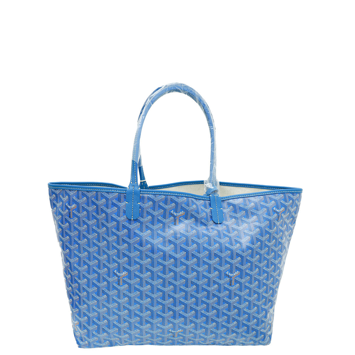 Goyard Blue Goyardine Saint Louis PM Bag