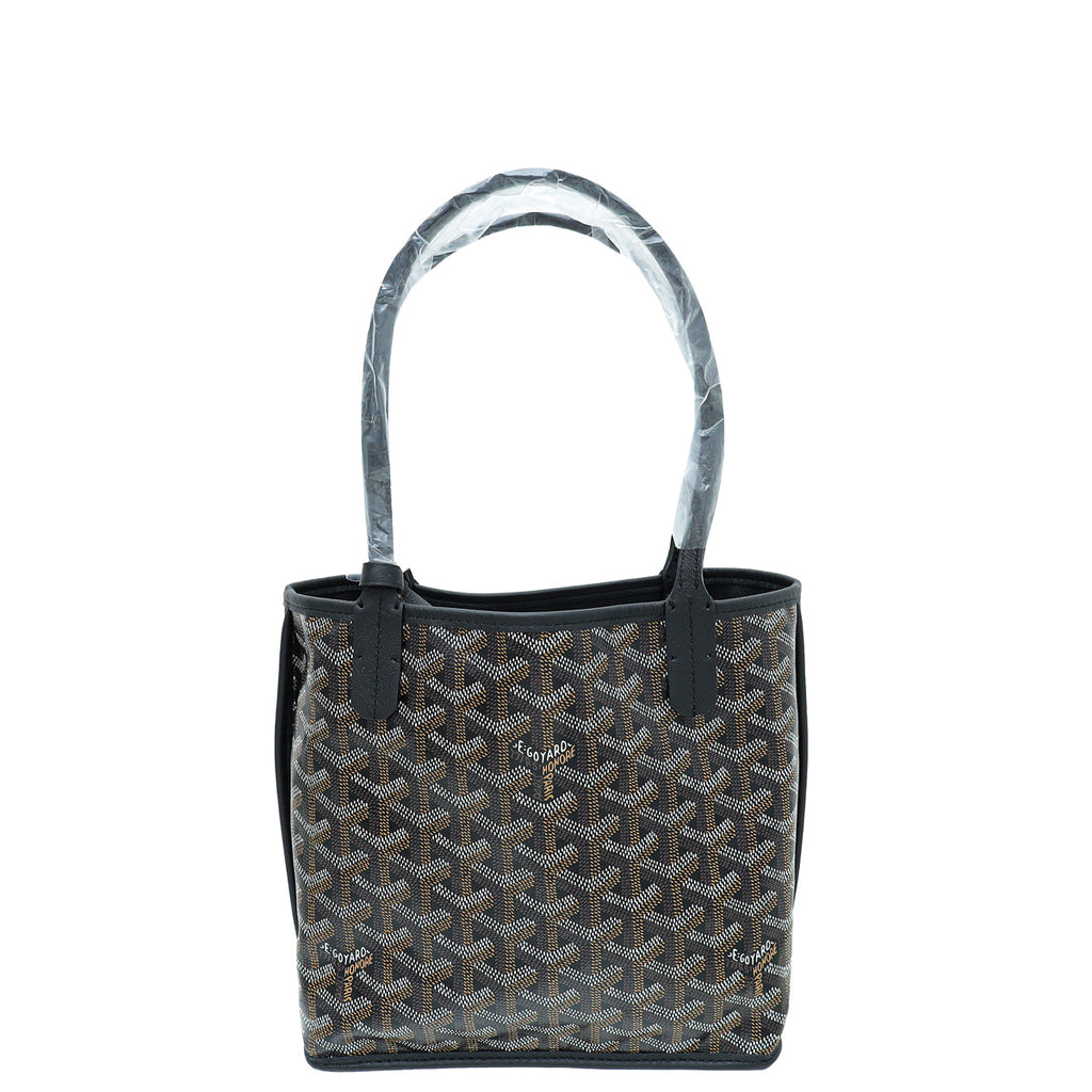 Goyard Black Reversible Anjou Mini Bag