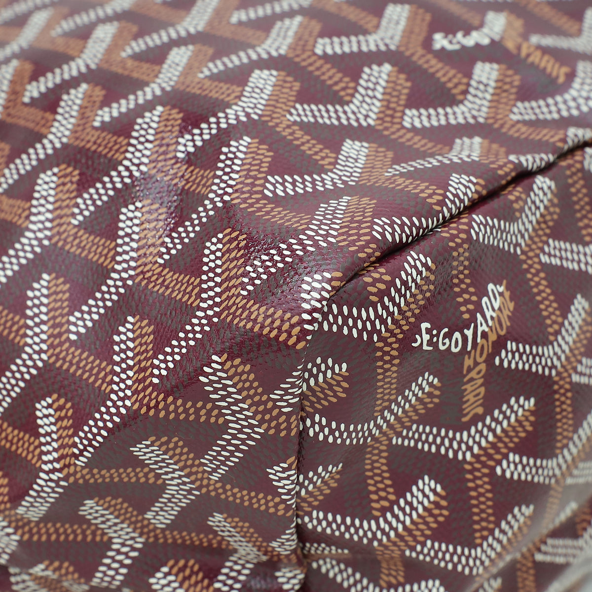 Goyard Bordeaux Goyardine Saint Louis PM Bag