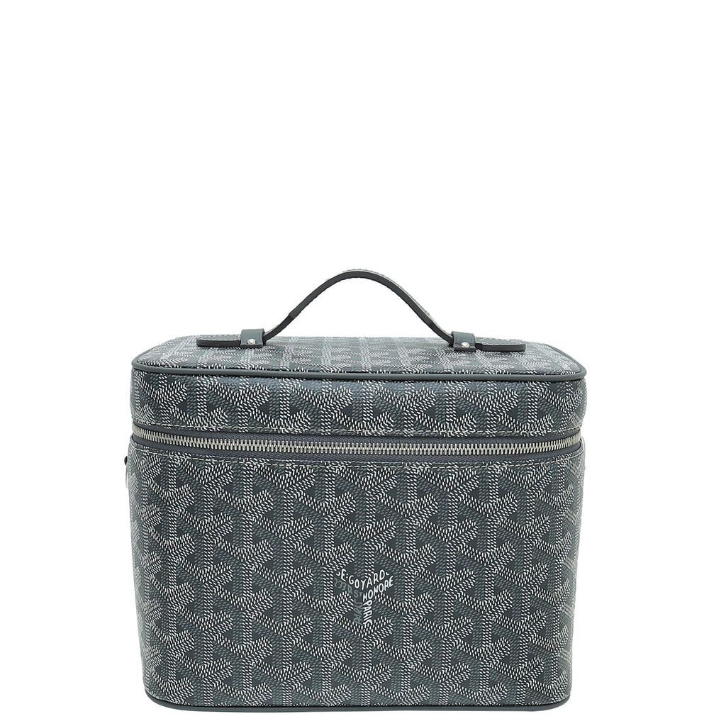 Goyard Grey Goyardine Muse Vanity PM Case
