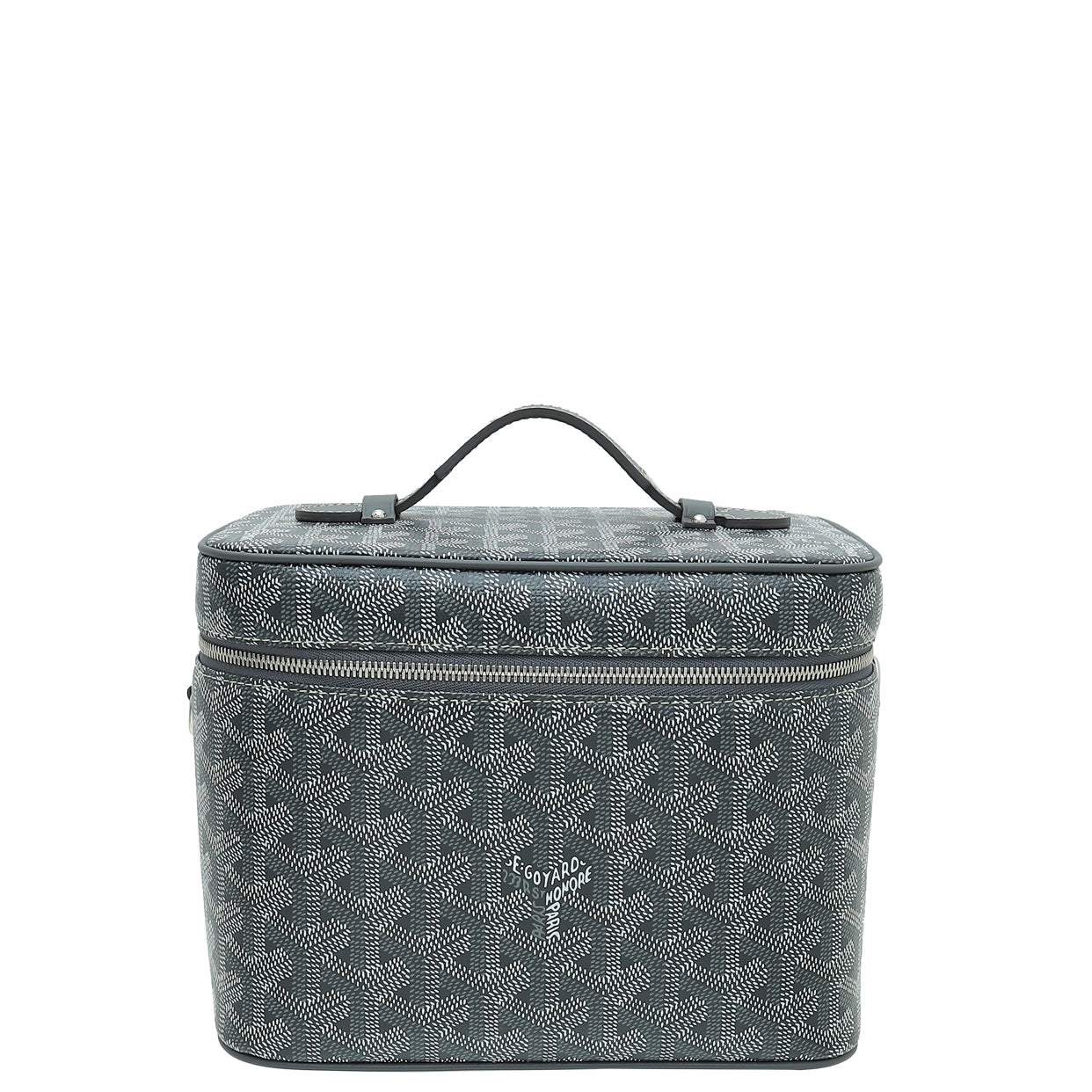 Goyard Grey Goyardine Muse Vanity PM Case