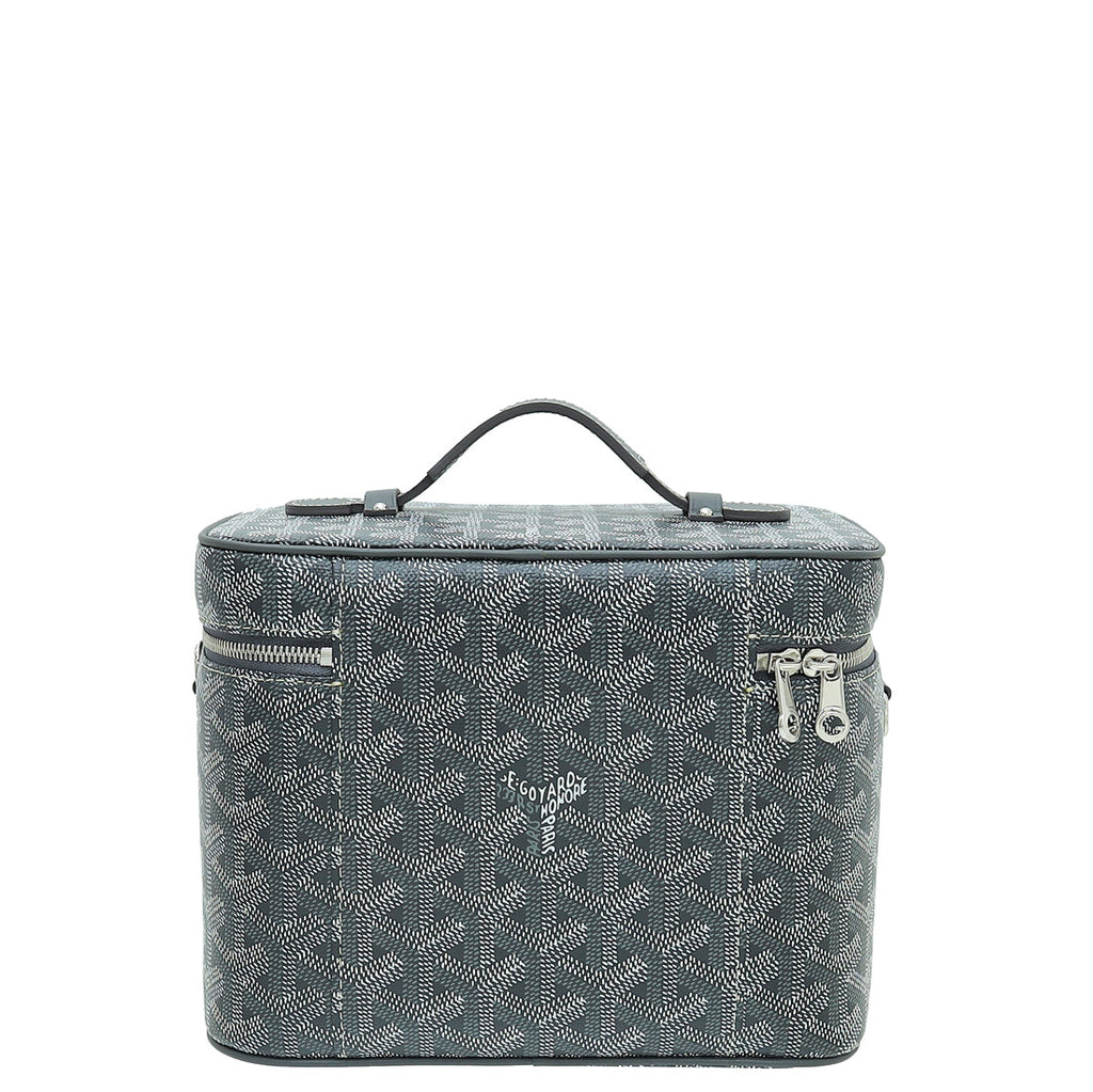 Goyard Grey Goyardine Muse Vanity PM Case