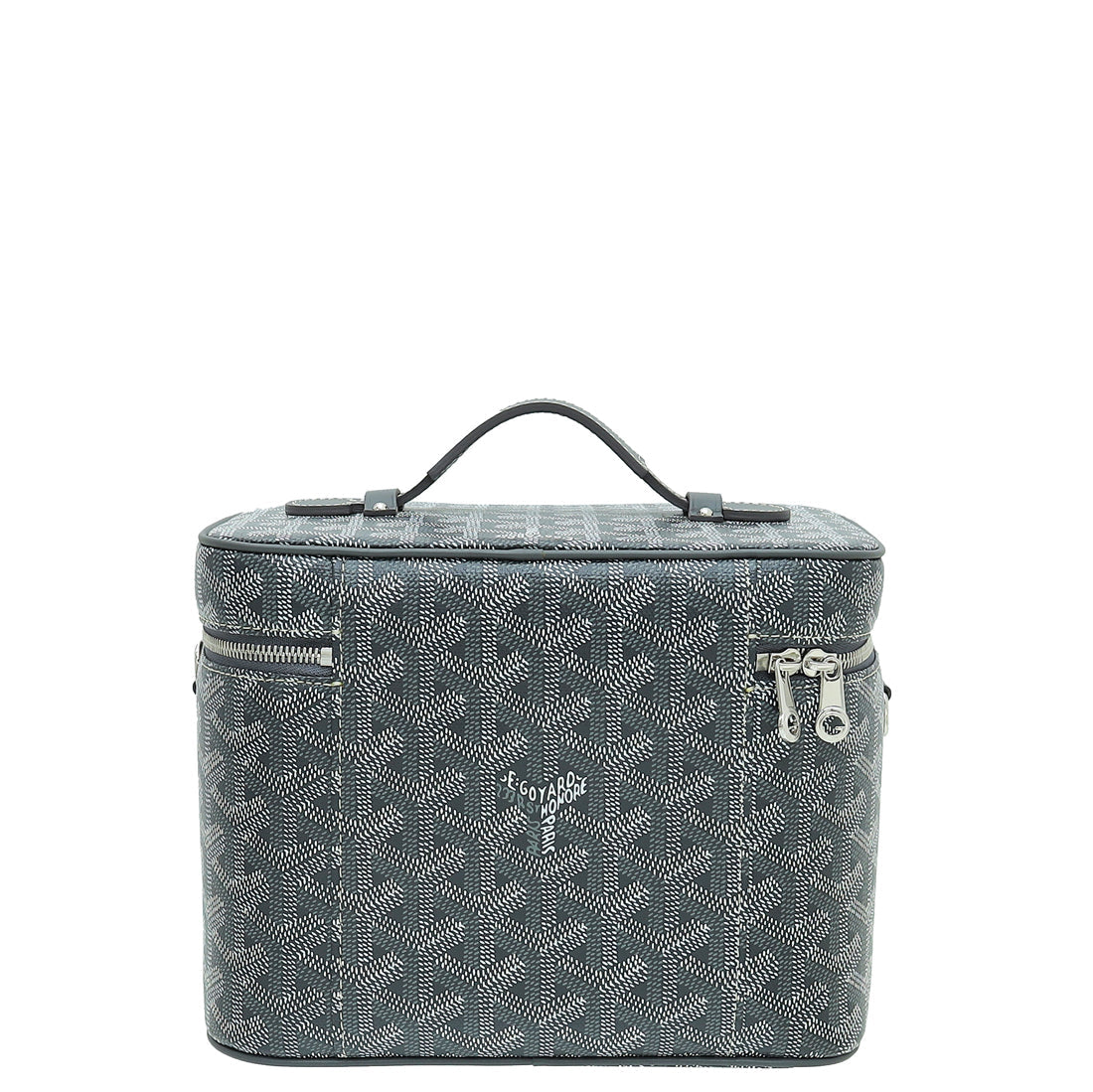 Goyard Grey Goyardine Muse Vanity PM Case