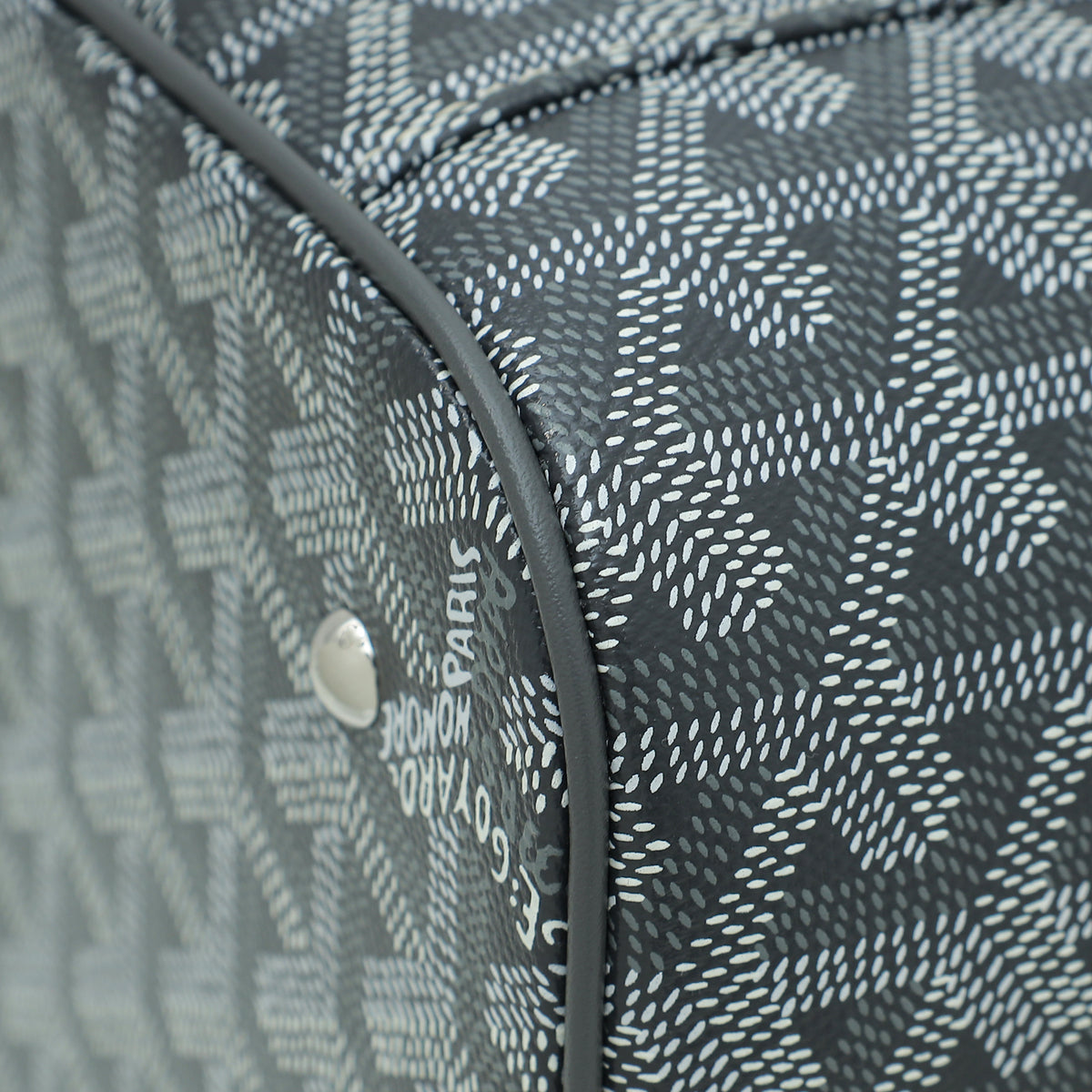 Goyard Grey Goyardine Muse Vanity PM Case