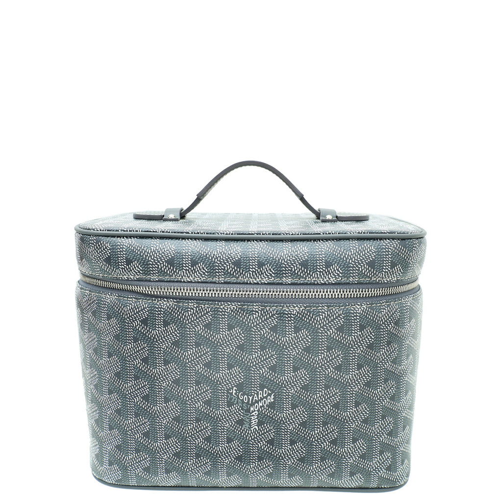 Goyard Grey Goyardine Muse Vanity PM Case