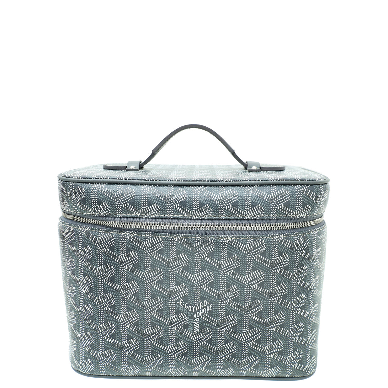 Goyard Grey Goyardine Muse Vanity PM Case
