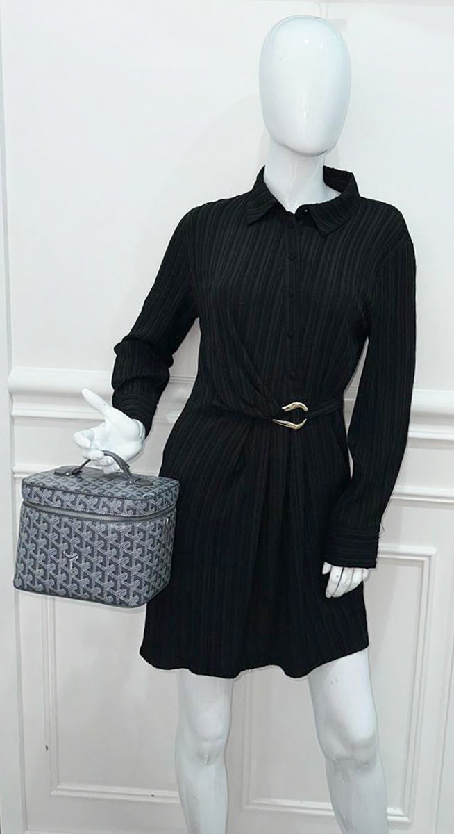 Goyard Grey Goyardine Muse Vanity PM Case