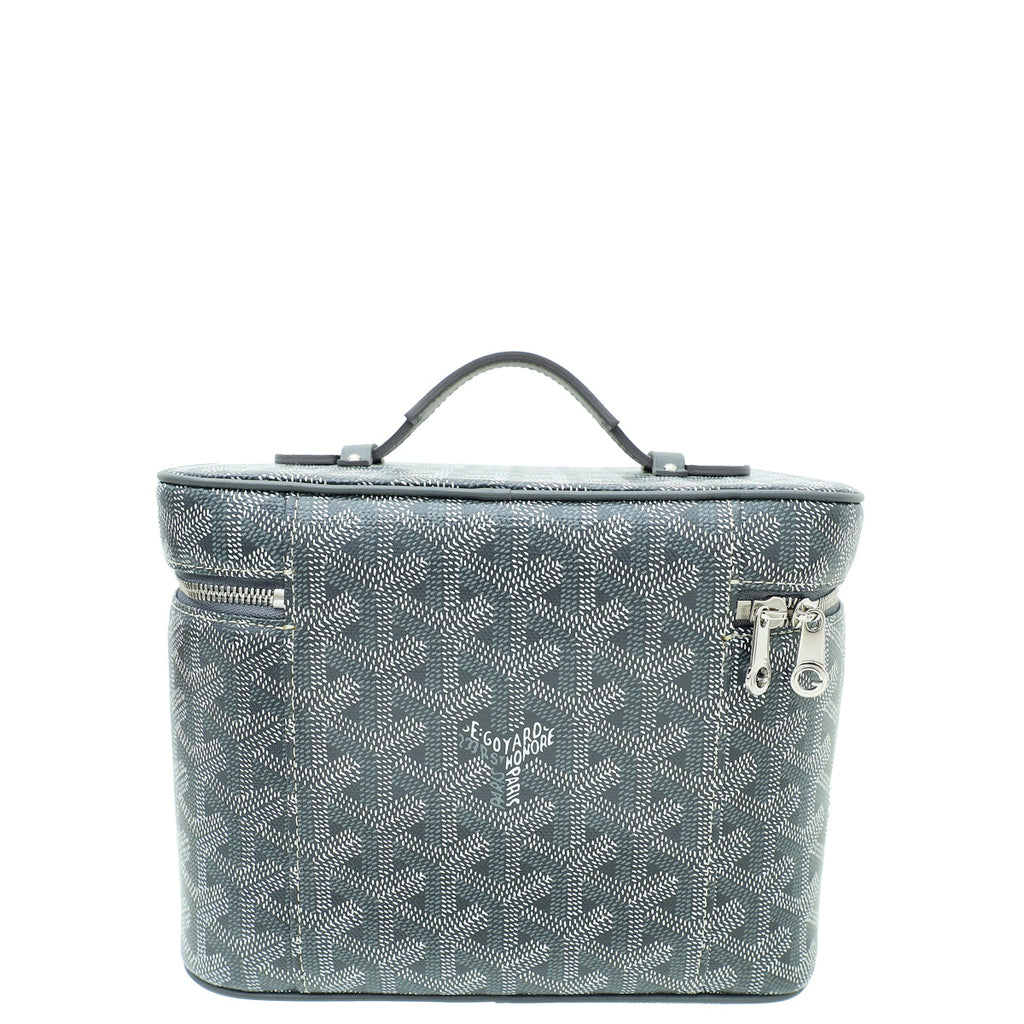 Goyard Grey Goyardine Muse Vanity PM Case