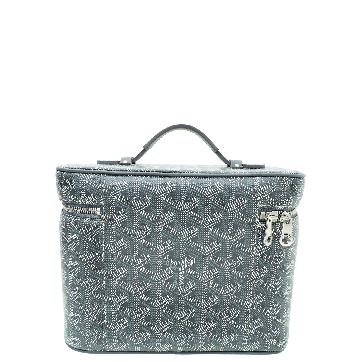Goyard Grey Goyardine Muse Vanity PM Case
