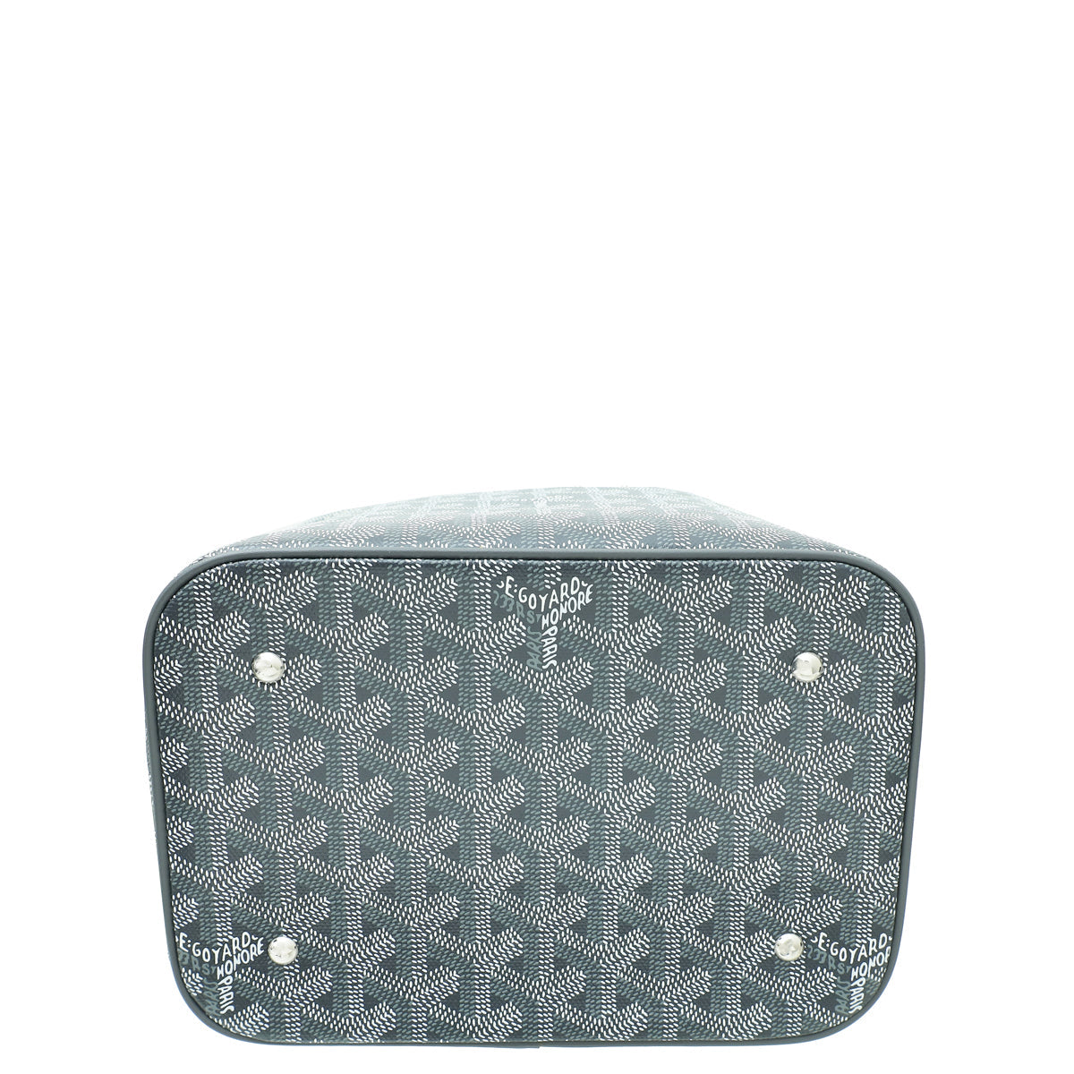 Goyard Grey Goyardine Muse Vanity PM Case