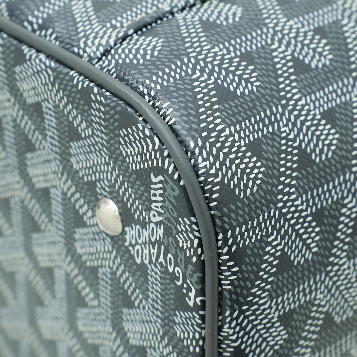 Goyard Grey Goyardine Muse Vanity PM Case