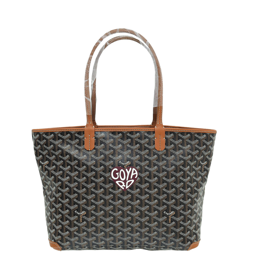 Goyard Bicolor Goyardine Artois PM Bag