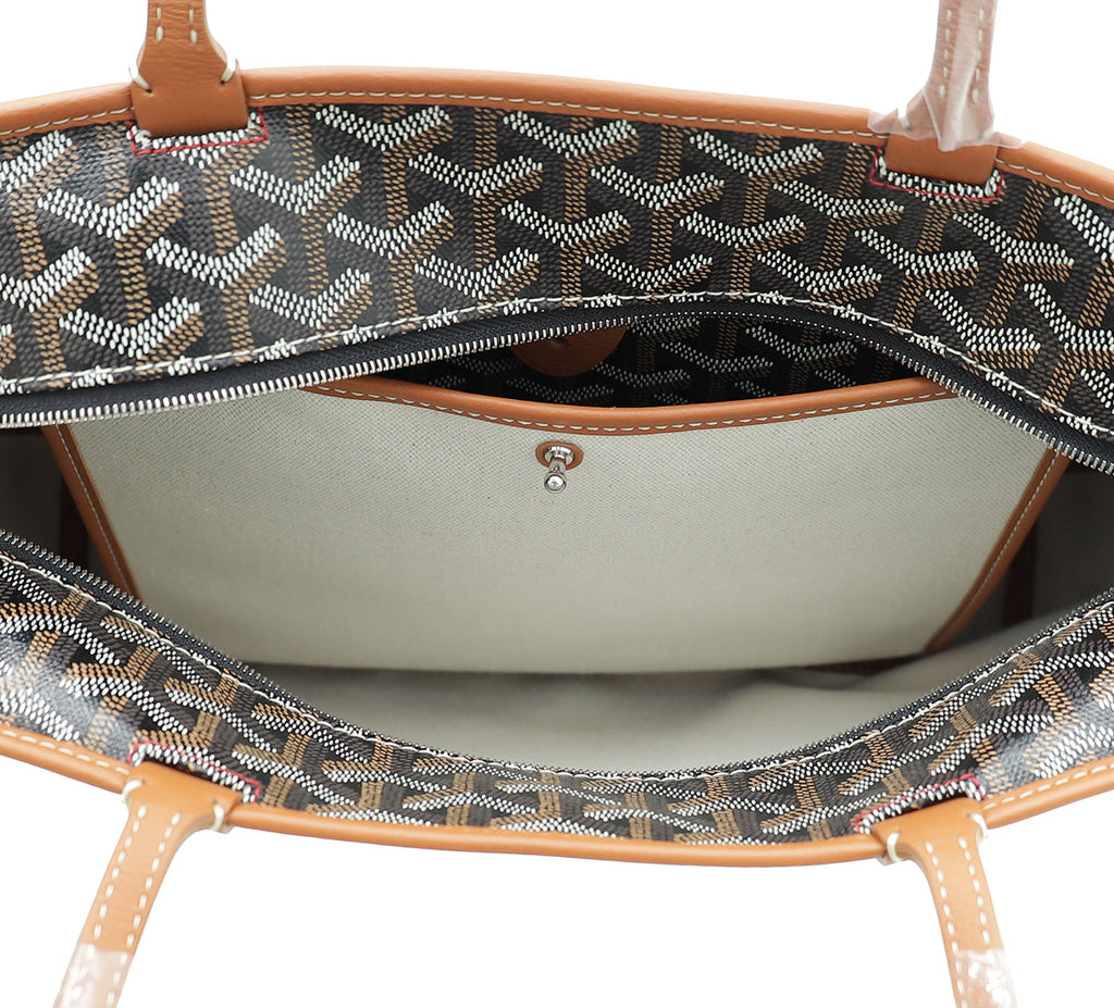 Goyard Bicolor Goyardine Artois PM Bag