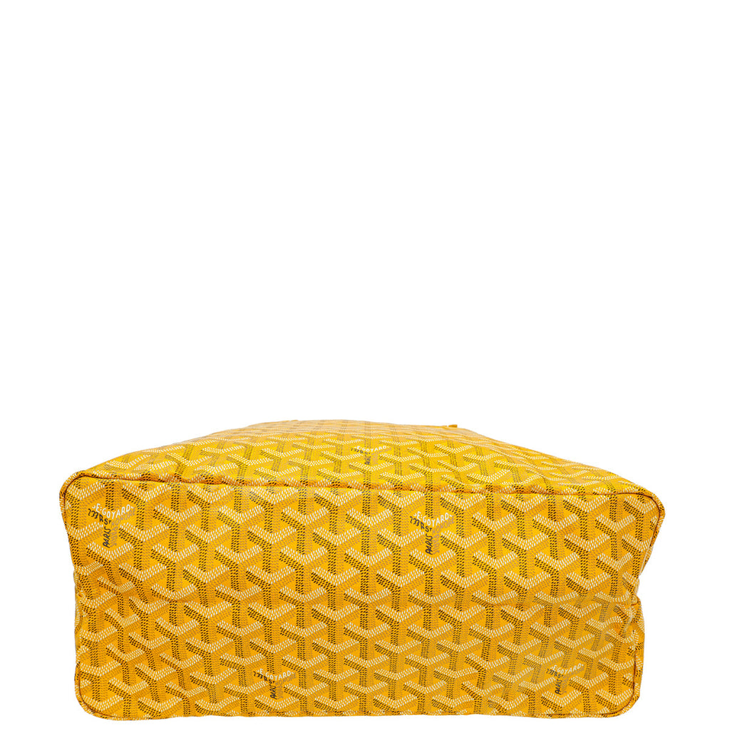Goyard Yellow Goyardine Saint Louis PM Bag