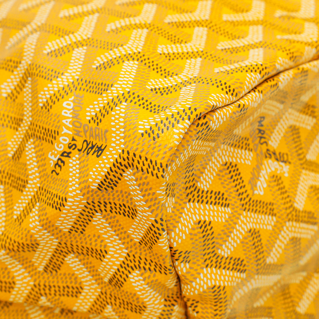 Goyard Yellow Goyardine Saint Louis PM Bag