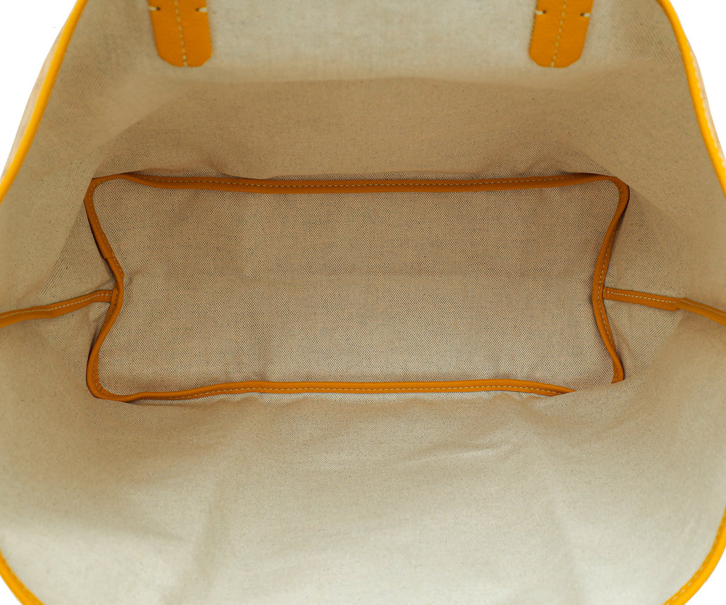 Goyard Yellow Goyardine Saint Louis PM Bag