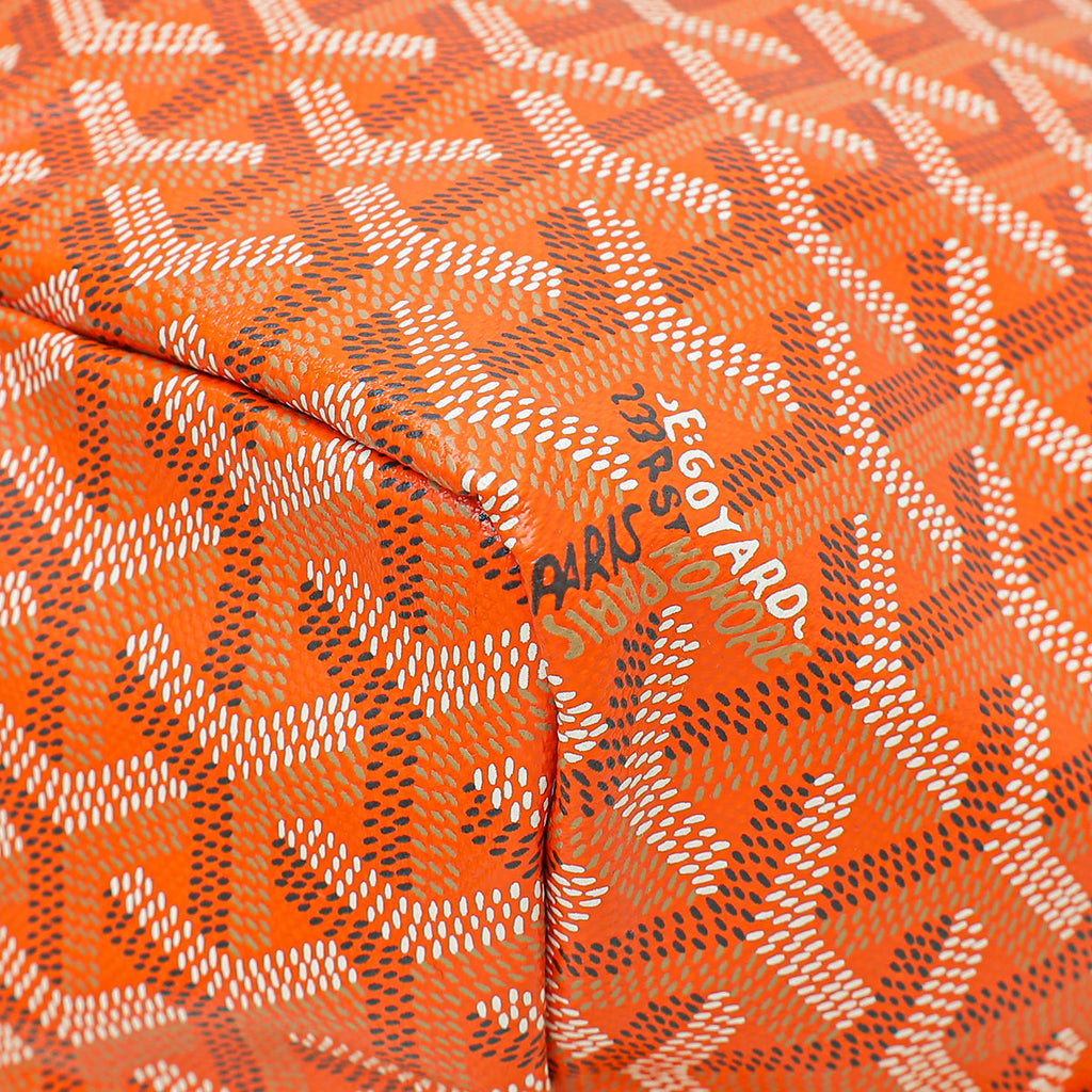 Goyard Orange Goyardine Saint Louis PM Bag