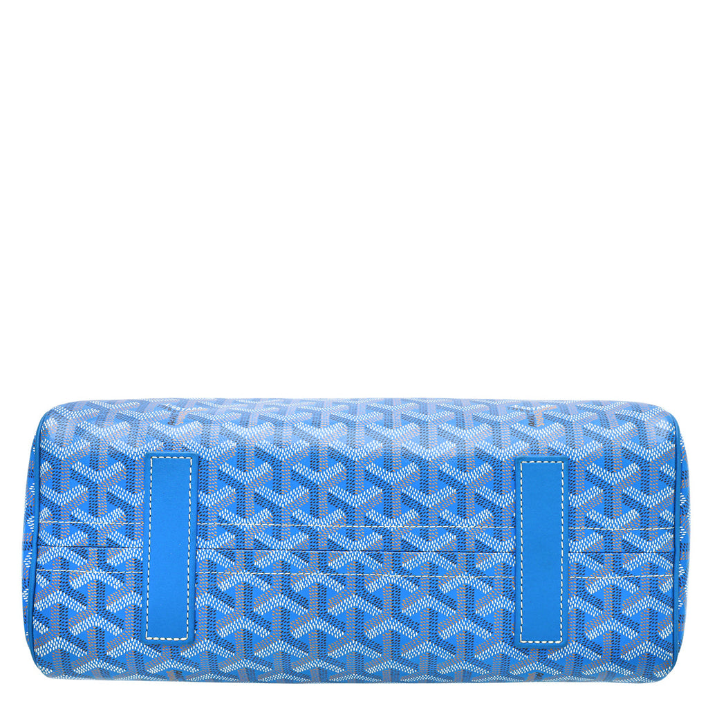 Goyard Blue Goyardine Rouette Souple PM Bag