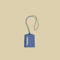 Goyard Blue Goyardine Venus Bag Mirror W/ Leather Cord