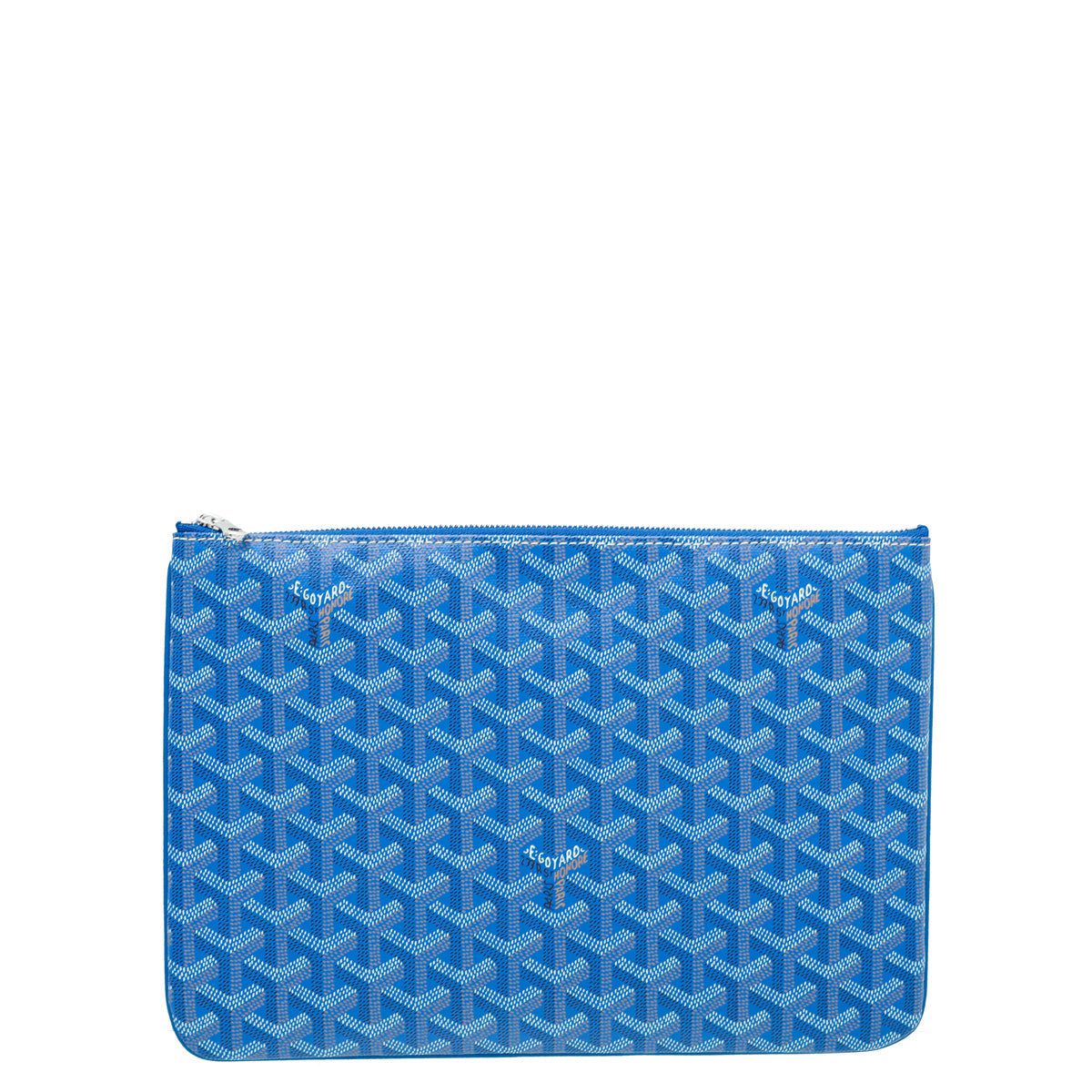 Goyard Blue Senat MM Pouch