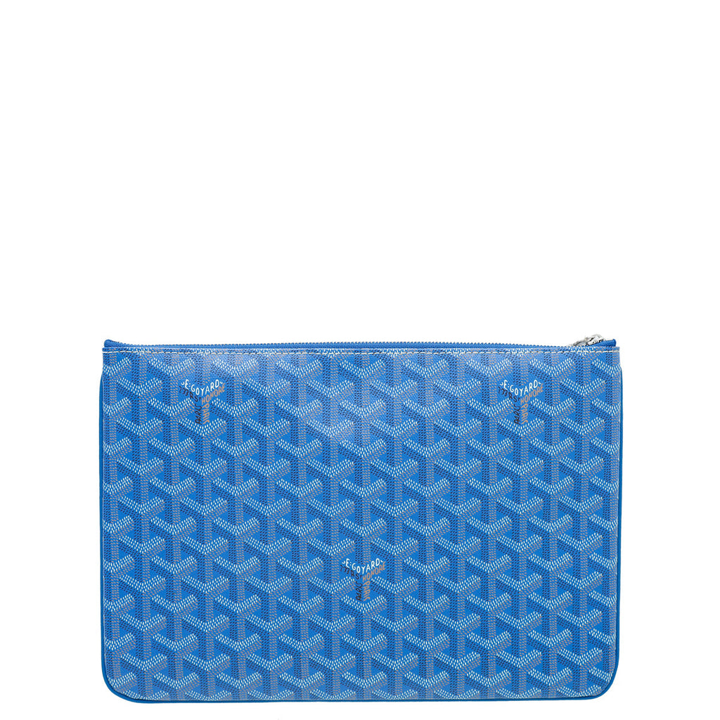 Goyard Blue Senat MM Pouch