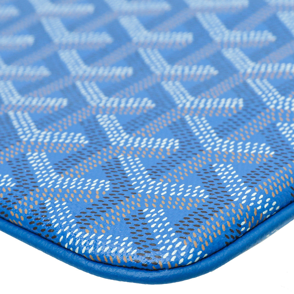 Goyard Blue Senat MM Pouch