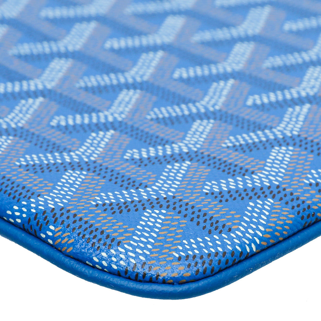 Goyard Blue Senat MM Pouch