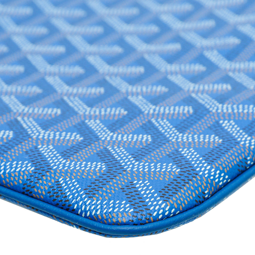 Goyard Blue Senat MM Pouch