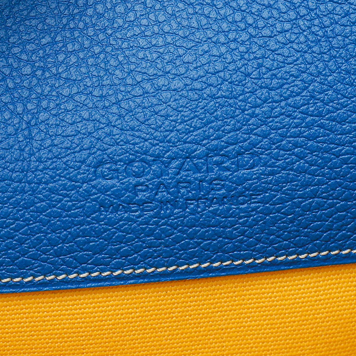 Goyard Blue Senat MM Pouch