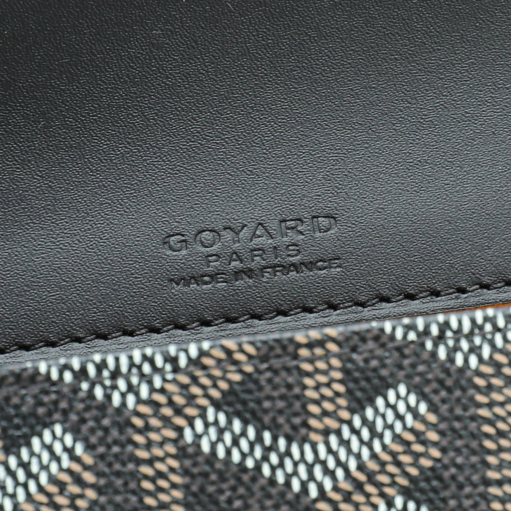 Goyard Black Goyardine Monte Carlo Mini Case