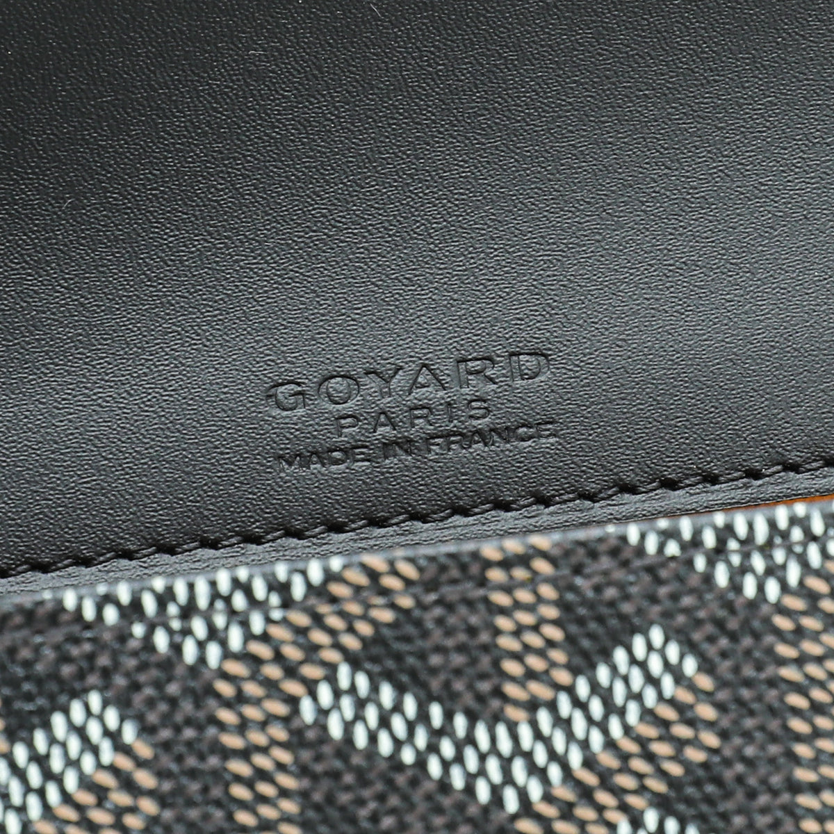 Goyard Black Goyardine Monte Carlo Mini Case