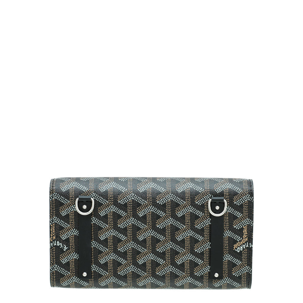 Goyard Black Goyardine Monte Carlo Mini Case