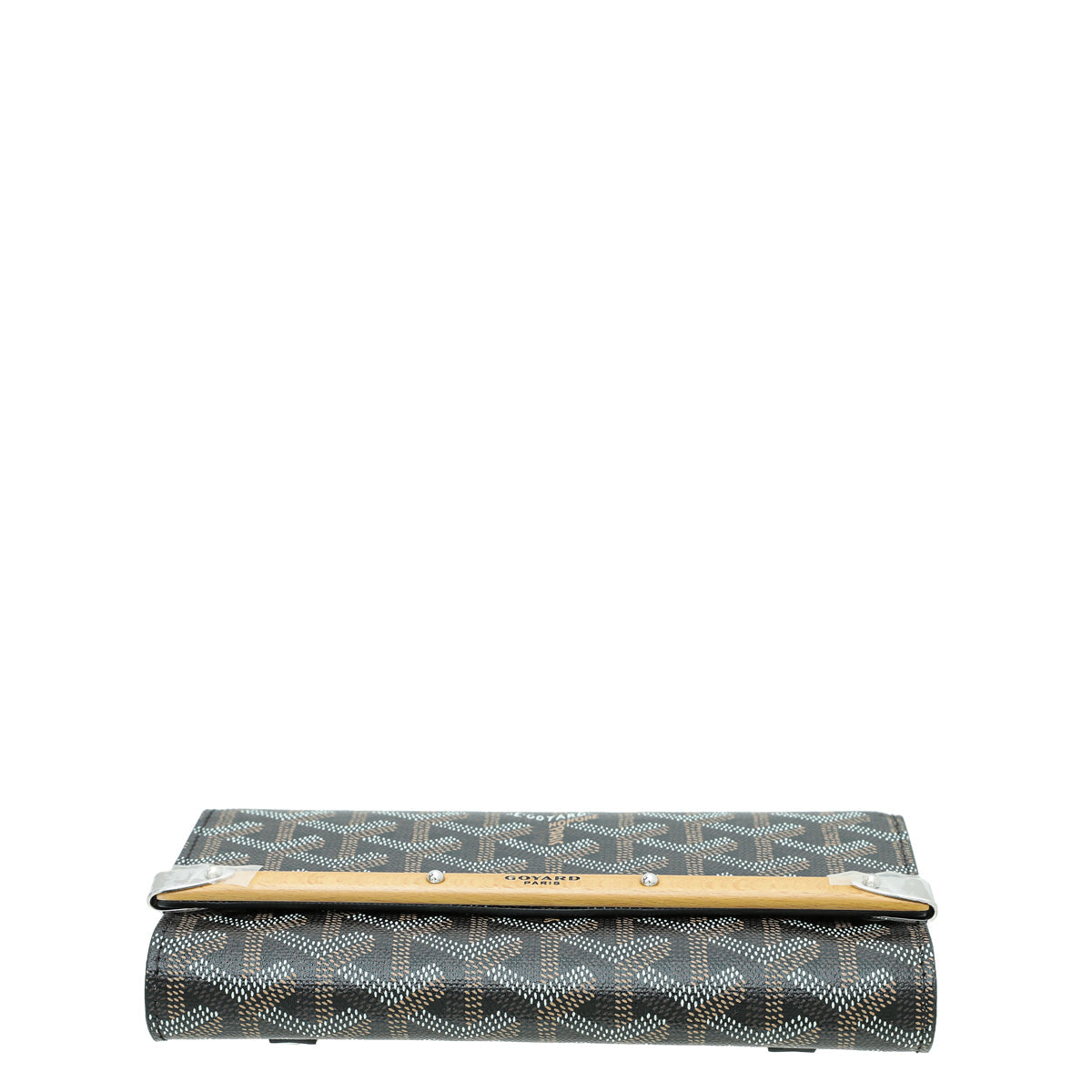 Goyard Black Goyardine Monte Carlo Mini Case