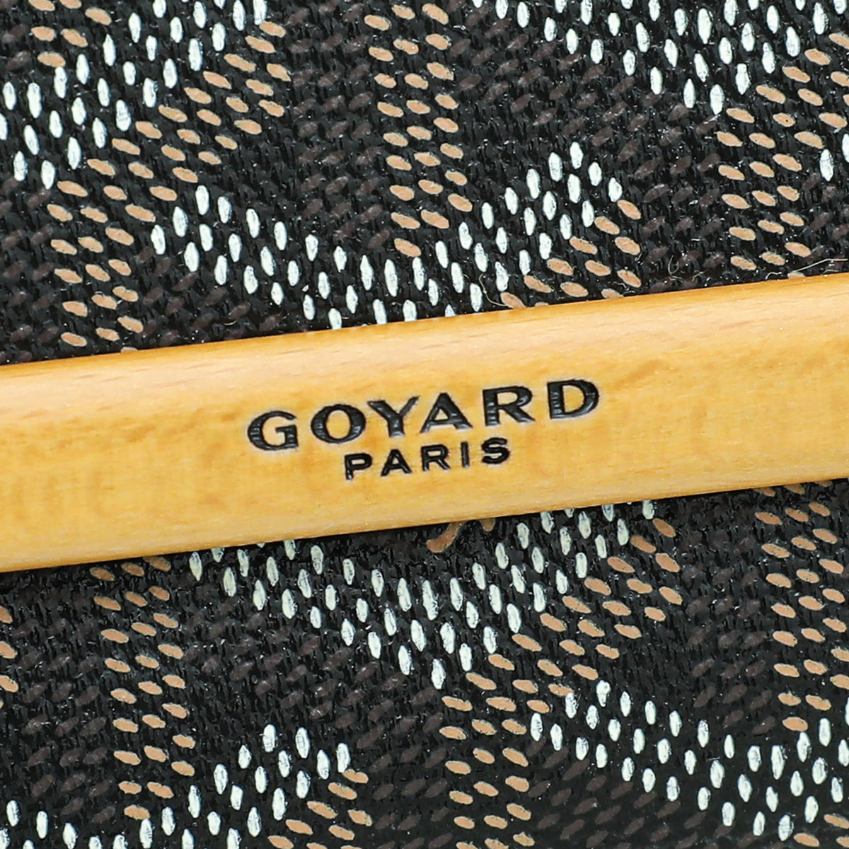 Goyard Black Goyardine Monte Carlo Mini Case